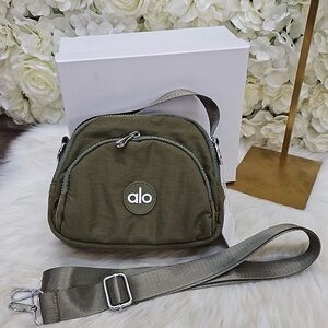 ALO Yoga Olive Green Crossbody Bag